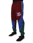 Dolce & Gabbana Multicolor Cotton Men Jogger Sweatpants Pants - Zeiniez