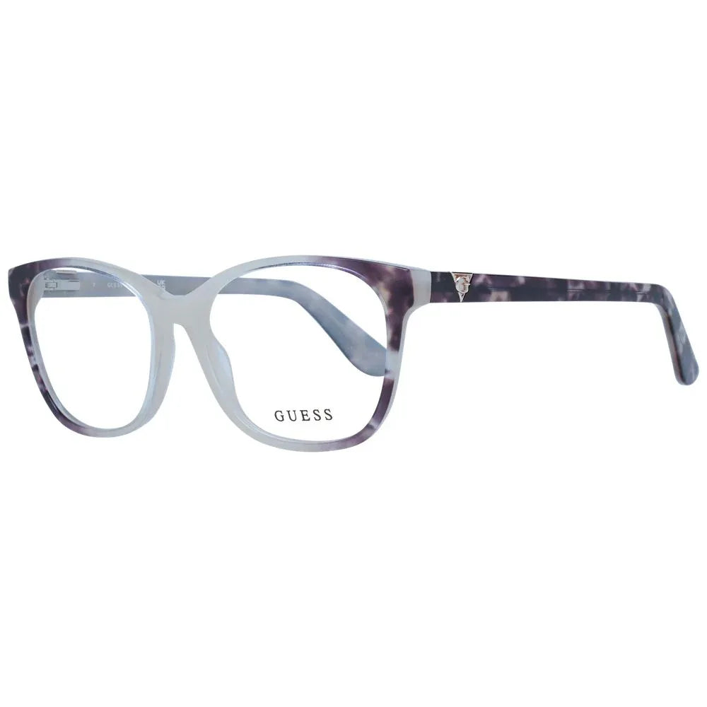 Guess White Acetate Glasses (Frames) - Zeiniez
