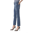 Frankie Morello Blue Other Fibres Women Jeans - Zeiniez