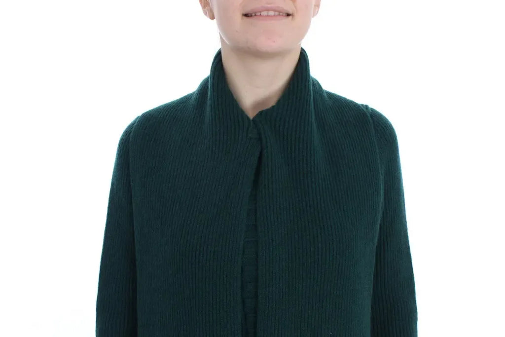 Dolce & Gabbana Green Knitted Cashmere Cardigan - Zeiniez