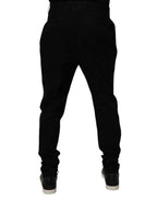 Dolce & Gabbana Black Cotton Stretch Skinny Pants - Zeiniez