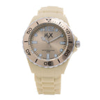 Haurex Beige Rubber Sport Watch