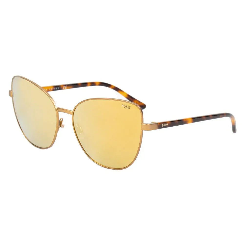 Polo Ralph Lauren Brown Metal Sunglasses - Zeiniez