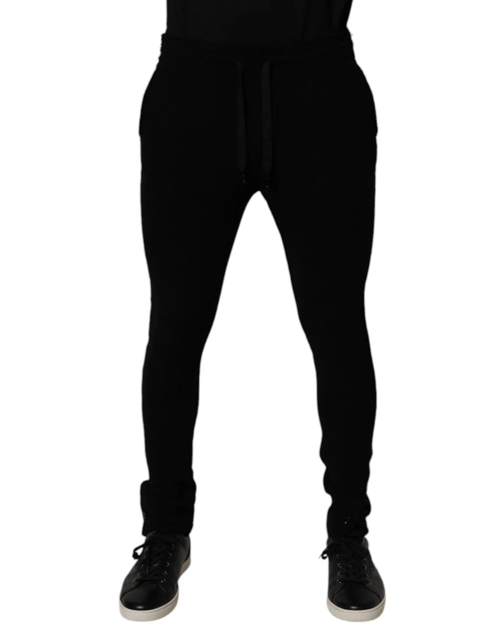 Dolce & Gabbana Black Cashmere Jogger Men Sweatpants Pants - Zeiniez