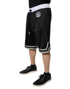 Dolce & Gabbana Black White Men Bermuda Sweatshorts Shorts - Zeiniez