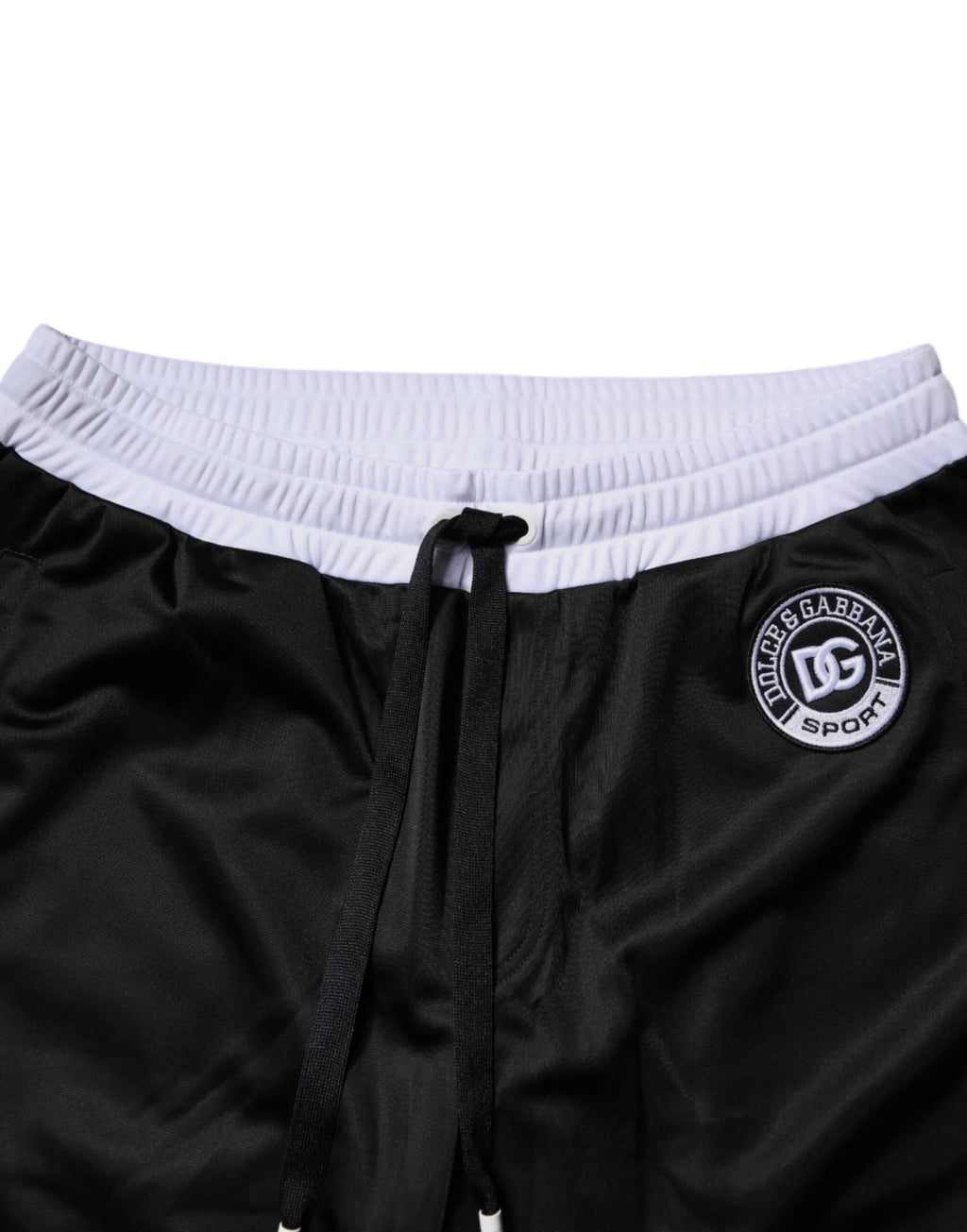 Dolce & Gabbana Black White Men Bermuda Sweatshorts Shorts - Zeiniez