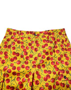 Dolce & Gabbana Yellow Cherry Print Cotton Men Bermuda Shorts - Zeiniez