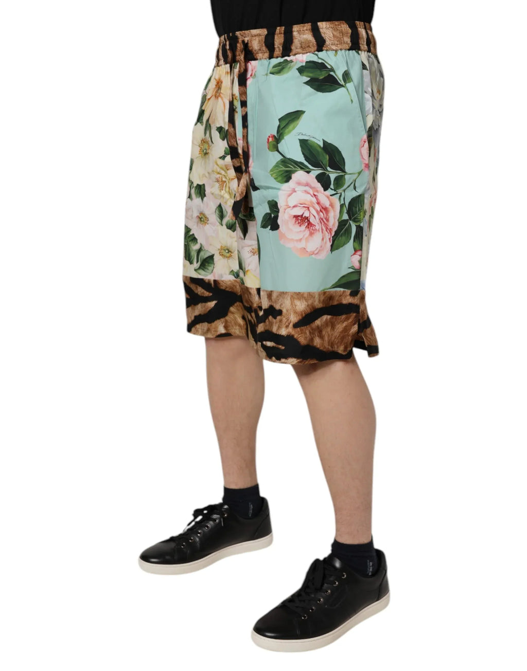 Dolce & Gabbana Multicolor Floral Print Men Bermuda Shorts - Zeiniez