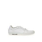 Roberto Cavalli White Leather Low Top Sneakers - Zeiniez