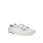 Roberto Cavalli White Leather Low Top Sneakers - Zeiniez