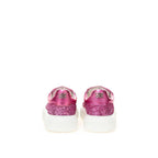 Casadei Fuchsia Fabric And Leather Low Top Sneakers - Zeiniez