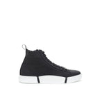 Roberto Cavalli Black Suede Leather High Top Sneakers - Zeiniez