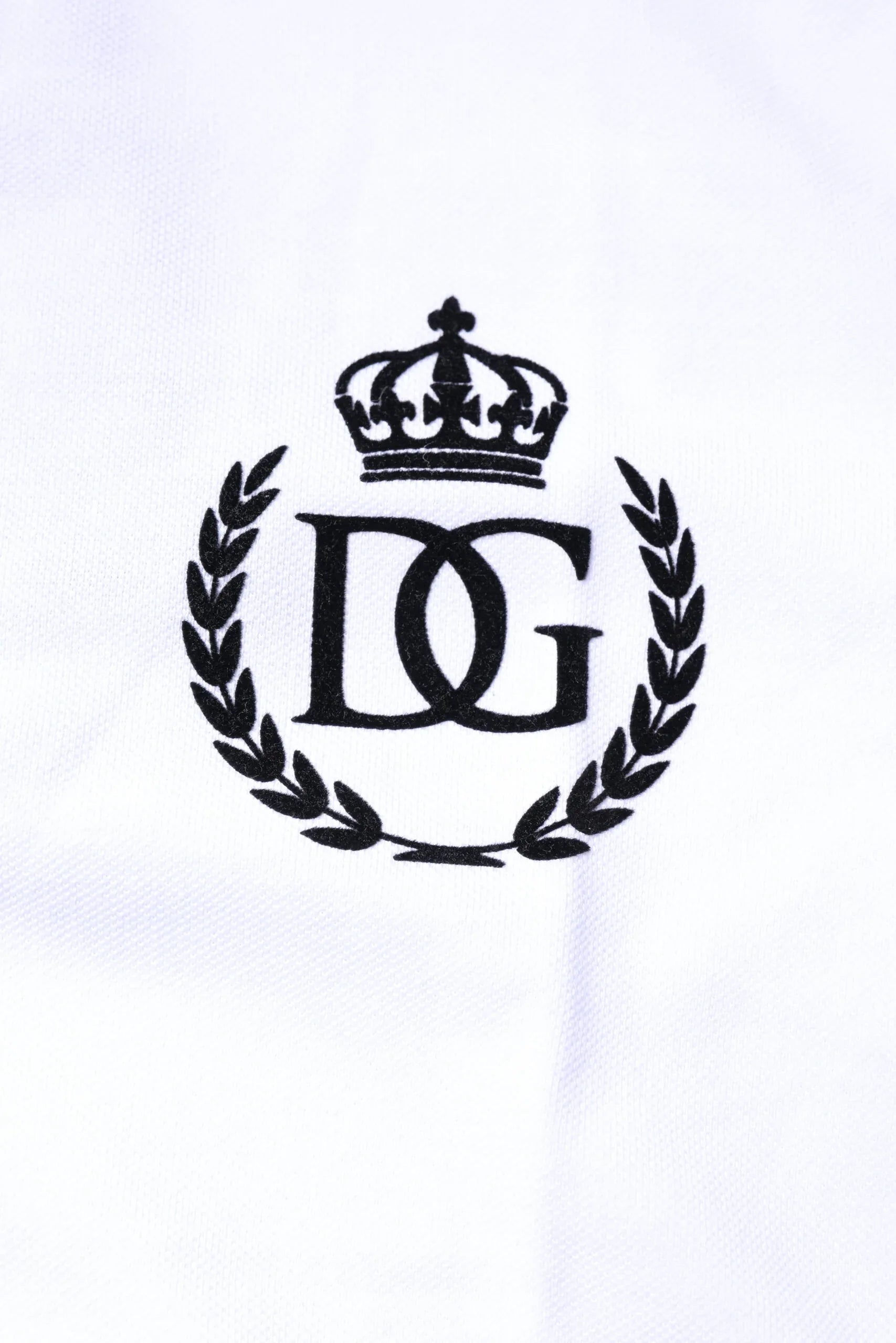 Dolce & Gabbana White Cotton Crown Collared Men Polo T-shirt - Zeiniez