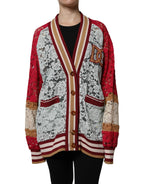 Dolce & Gabbana Multicolor Floral Lace Cardigan Sweater - Zeiniez