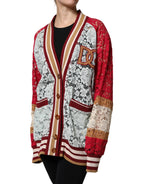 Dolce & Gabbana Multicolor Floral Lace Cardigan Sweater - Zeiniez