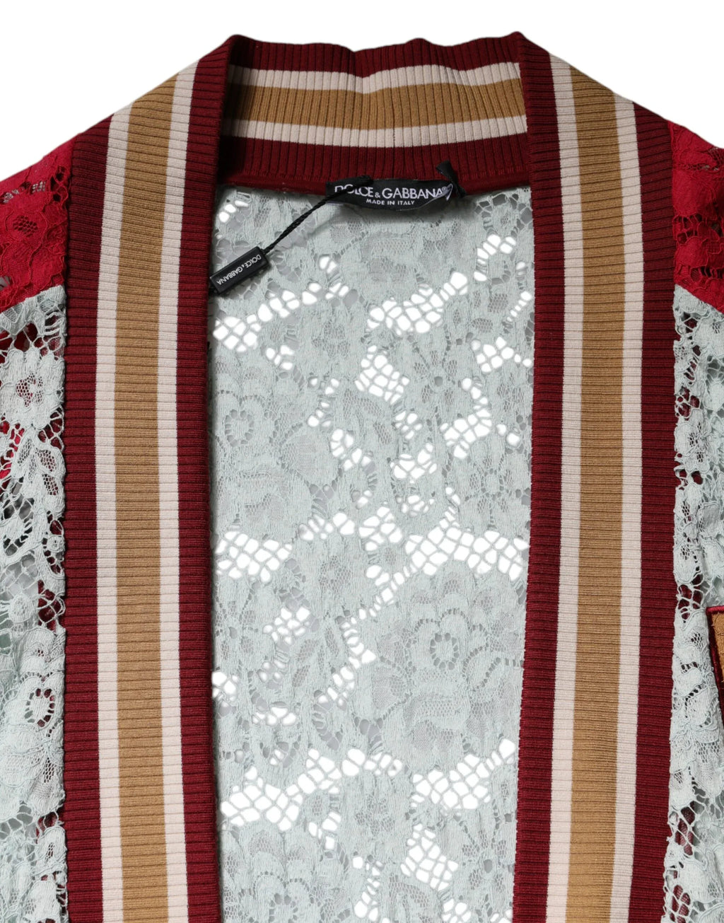 Dolce & Gabbana Multicolor Floral Lace Cardigan Sweater - Zeiniez