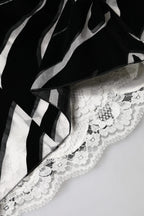 Dolce & Gabbana Black White Zebra A-line Sheath Mini Dress - Zeiniez