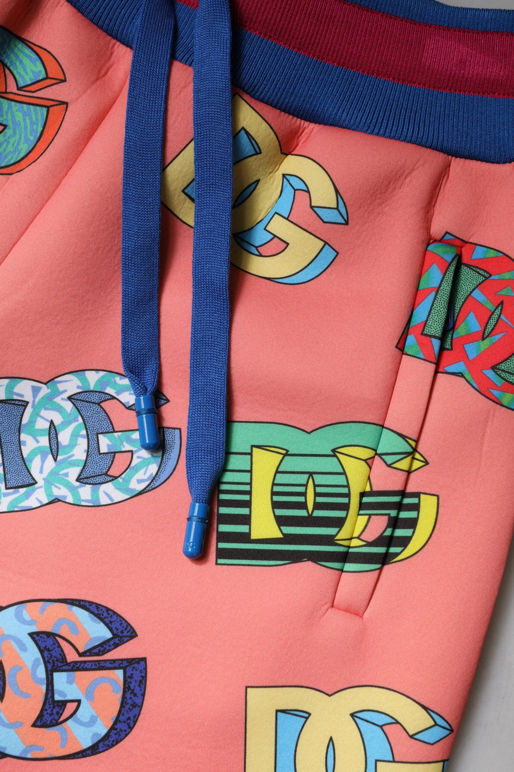 Dolce & Gabbana Pink Logo Monogram Jogger Sweatpants Pants - Zeiniez