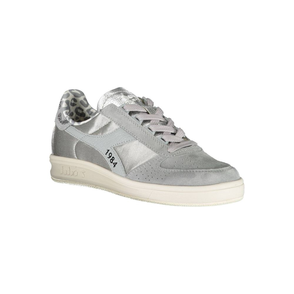 Diadora Gray Leather Women Sneaker - Zeiniez