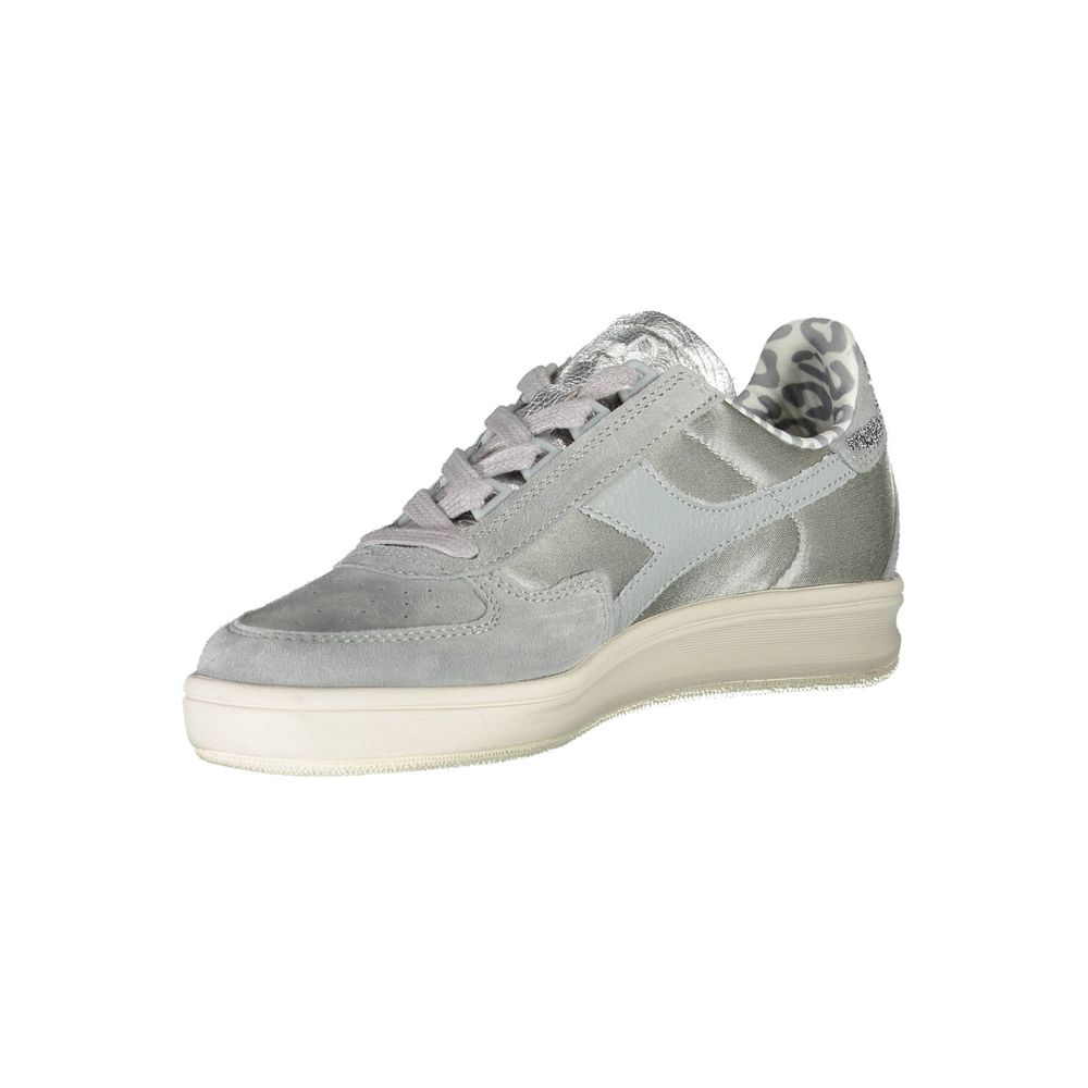 Diadora Gray Leather Women Sneaker - Zeiniez
