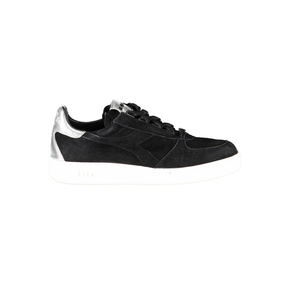 Diadora Black Leather Women Sneaker - Zeiniez