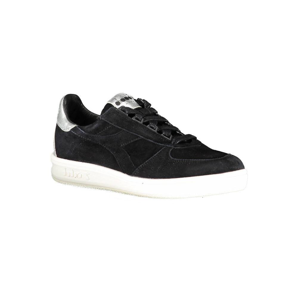 Diadora Black Leather Women Sneaker - Zeiniez