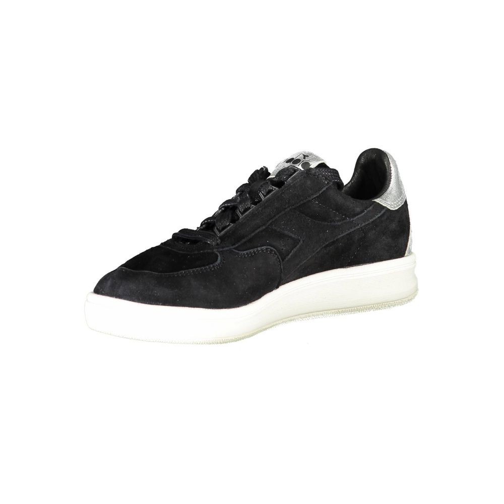 Diadora Black Leather Women Sneaker - Zeiniez
