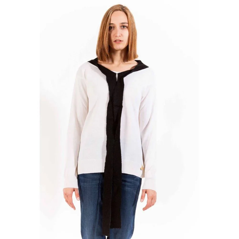 Love Moschino White Wool Women Sweater - Zeiniez