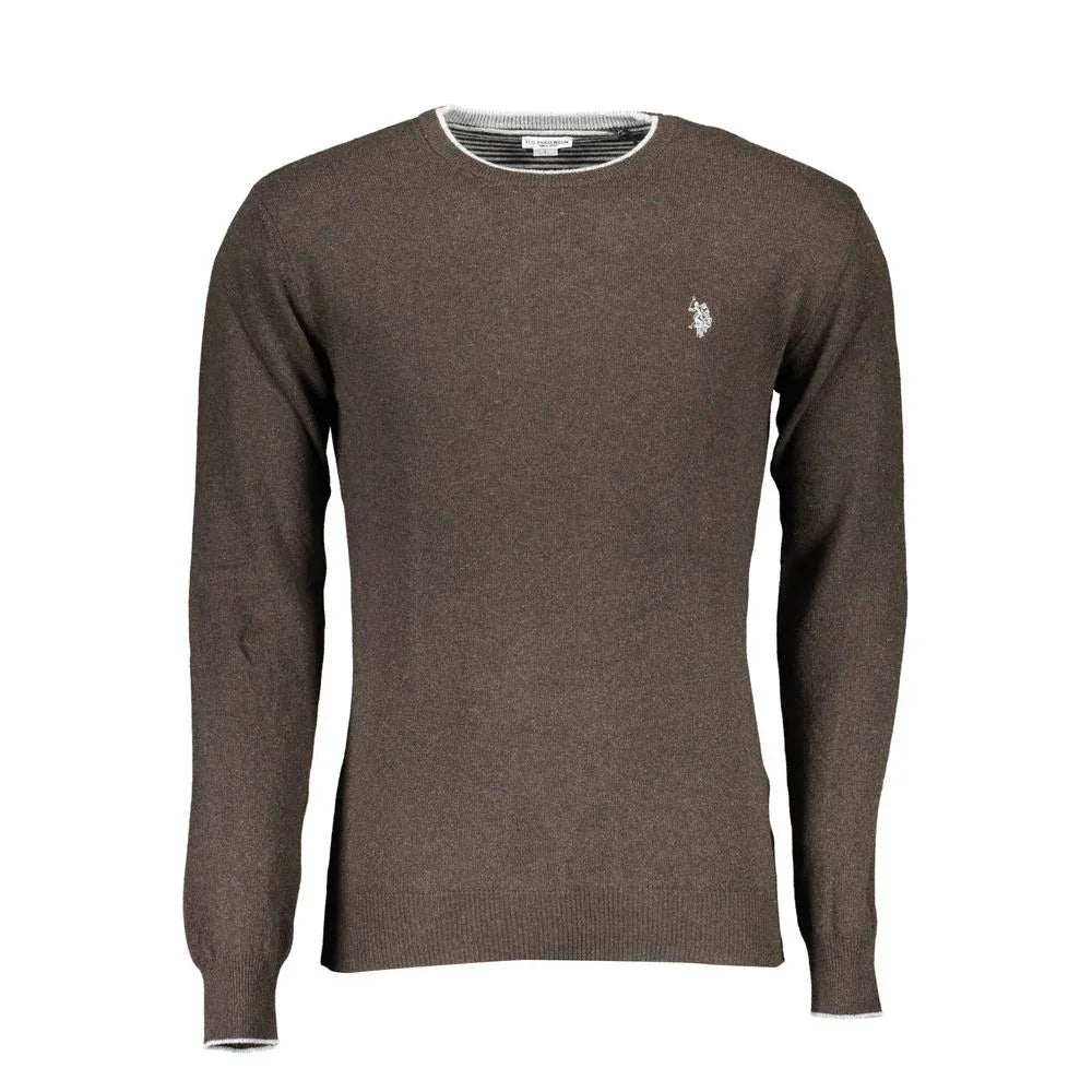 U.S. POLO ASSN. Marrone Wool Men's Sweater - Zeiniez