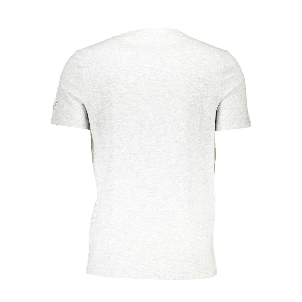 Guess Jeans Grigio Cotton Men T-Shirt - Zeiniez