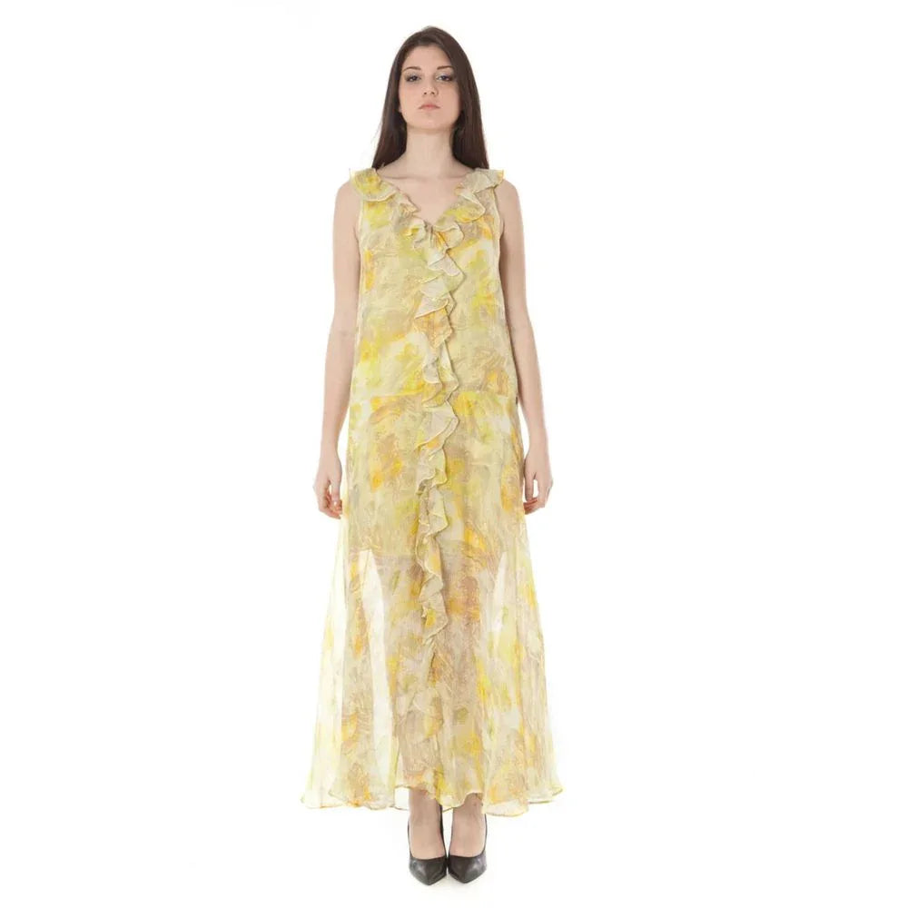 John Galliano Yellow Polyester Women's Dress - Zeiniez