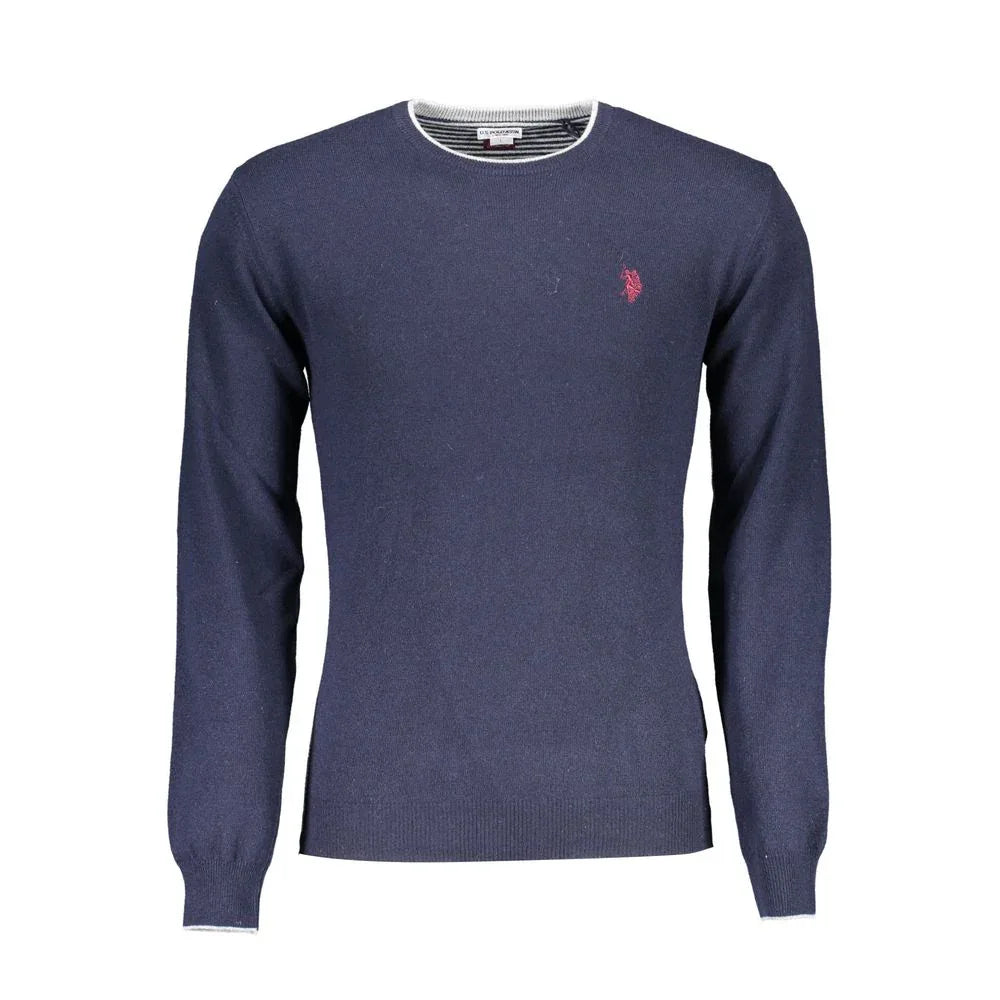 U.S. POLO ASSN. Blue Wool Men Sweater - Zeiniez