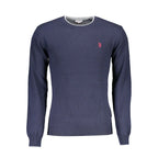 U.S. POLO ASSN. Blue Wool Men Sweater - Zeiniez