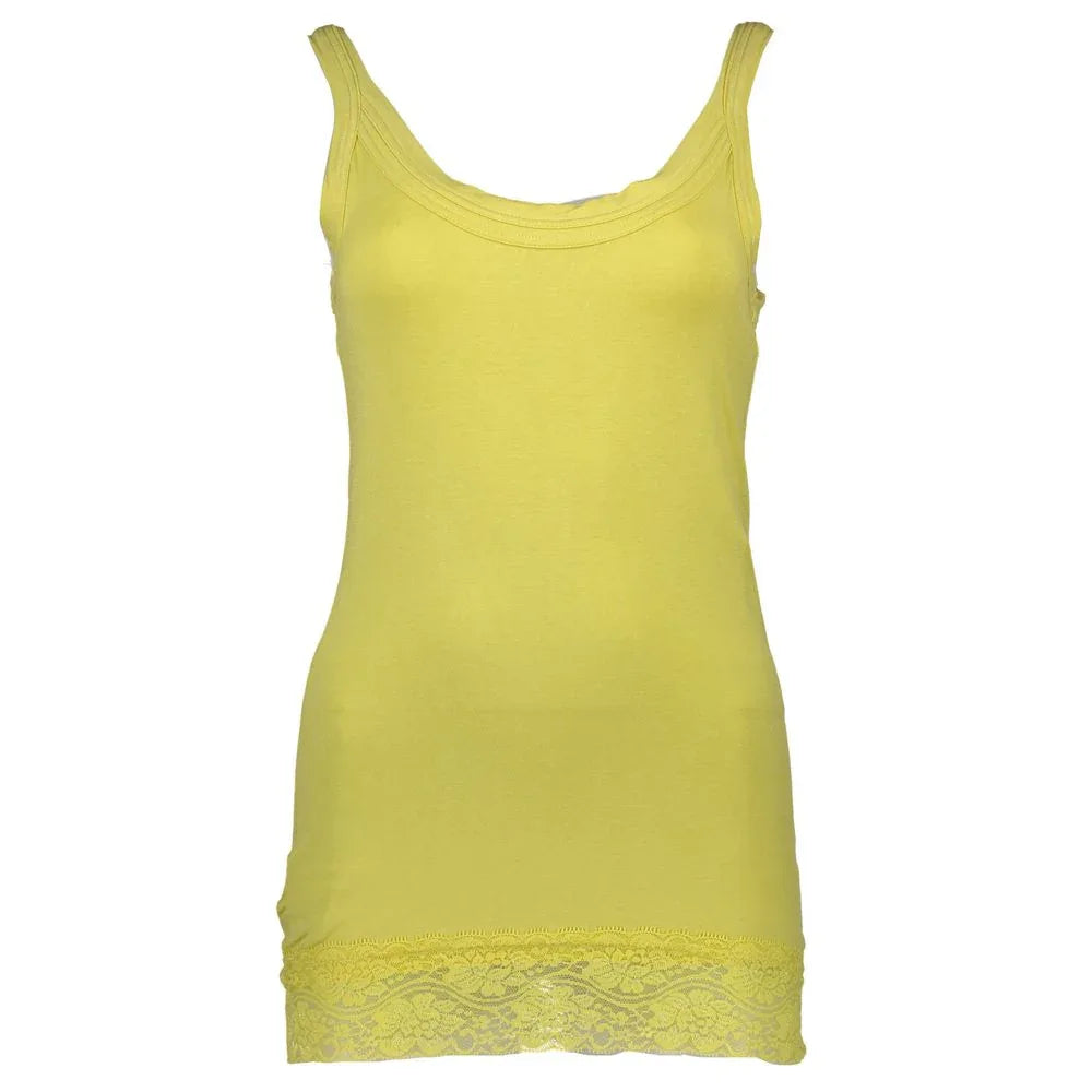 Silvian Heach Giallo Cotton Women T-Shirt - Zeiniez