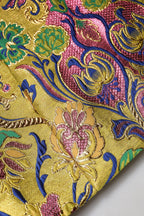 Dolce & Gabbana Multicolor Floral Jacquard Mid Waist Mini Skirt - Zeiniez