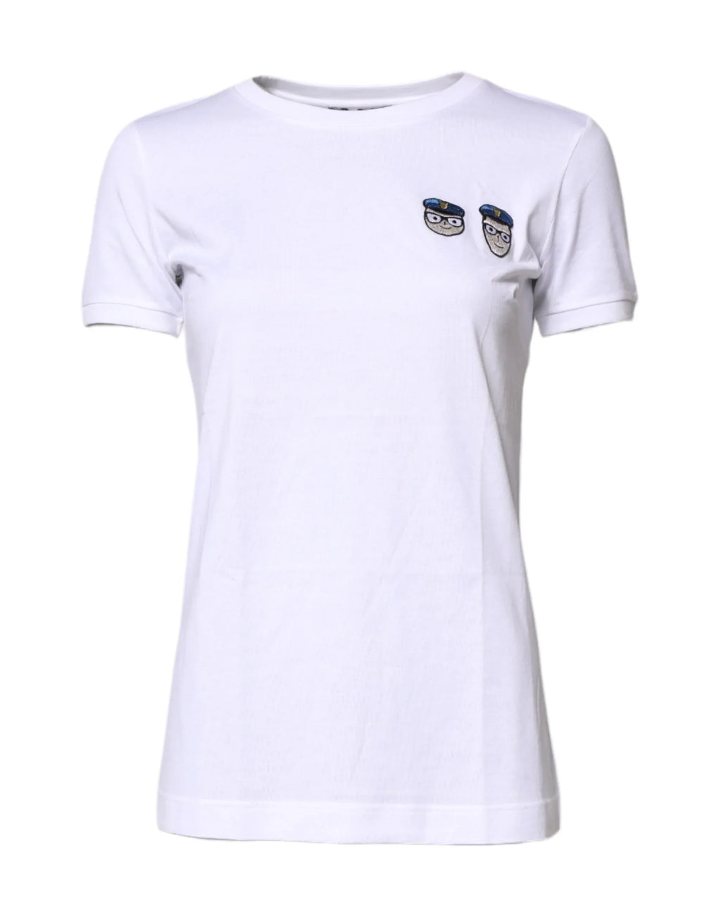 Dolce & Gabbana White #DGFamily Cotton Crew Neck T-shirt - Zeiniez