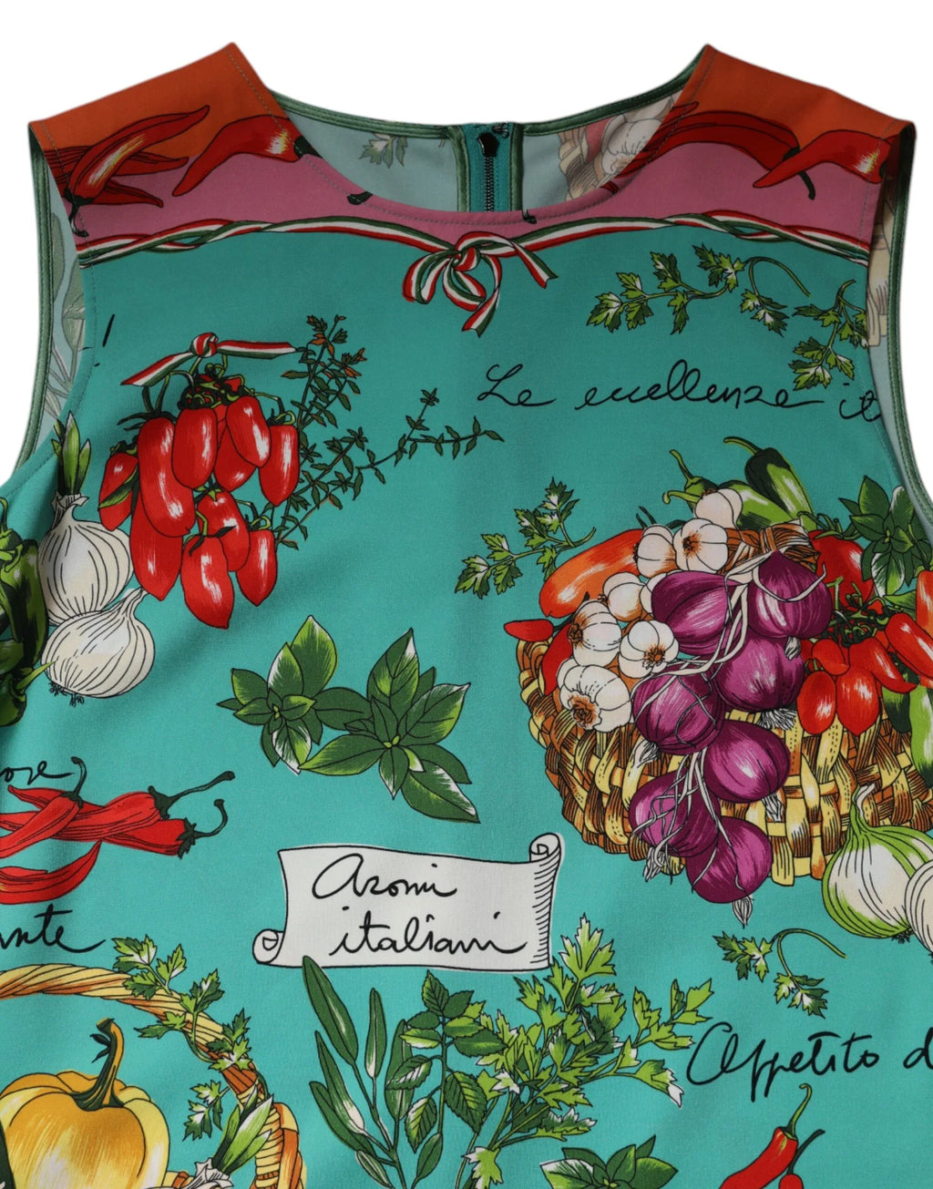 Dolce & Gabbana Multicolor Floral Silk Sleeveless Tank Top - Zeiniez