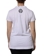 Dolce & Gabbana White Necklace Cotton Short Sleeve T-shirt - Zeiniez