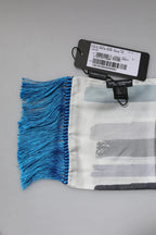 Dolce & Gabbana Multicolor Stripes Silk Fringes Neck Foulard Scarf - Zeiniez