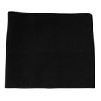 Dolce & Gabbana Black Cashmere Knitted Square Handkerchief Scarf - Zeiniez