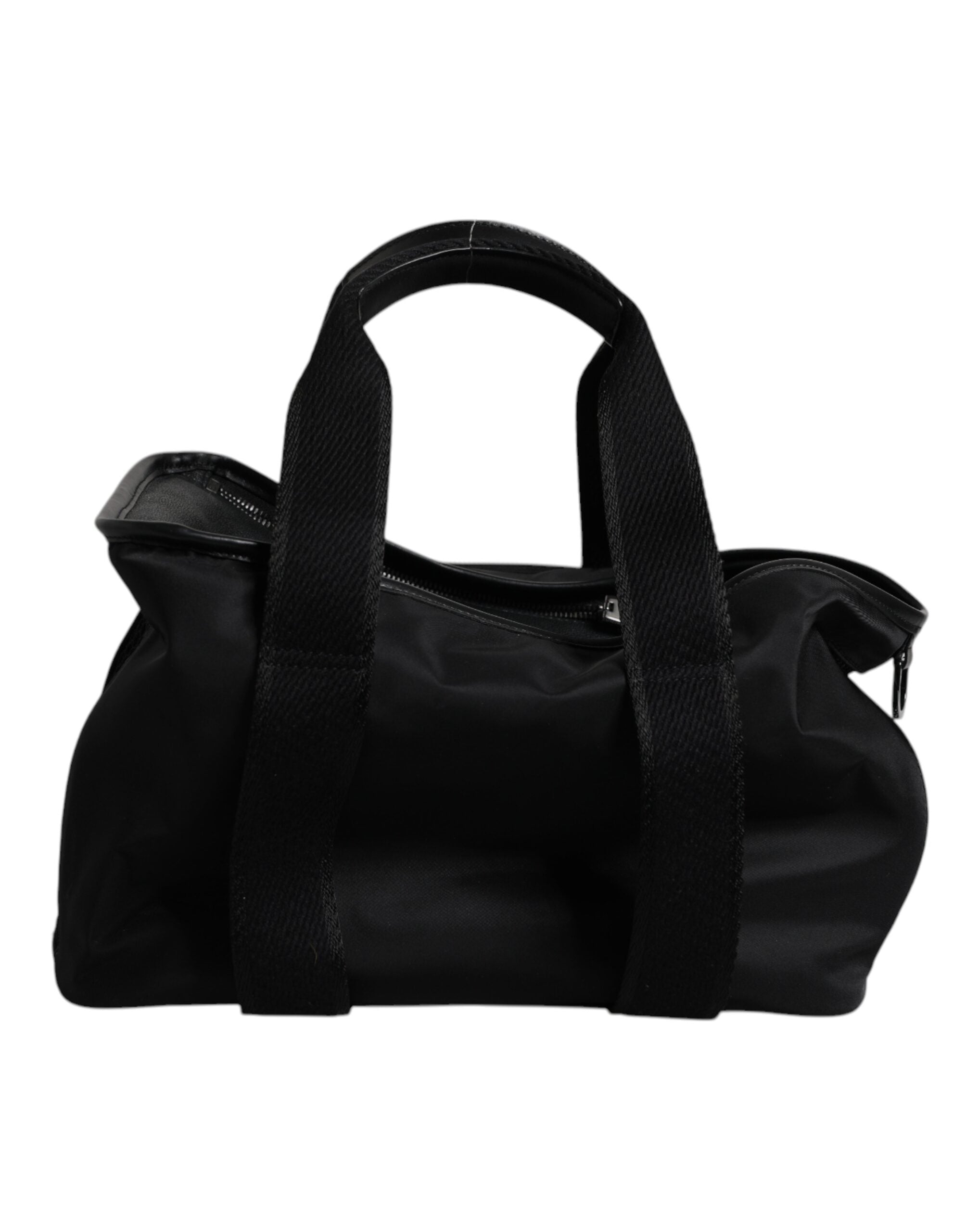 Dolce & Gabbana Black Shoulder Strap Pet Carry Logo Plaque Bag - Zeiniez