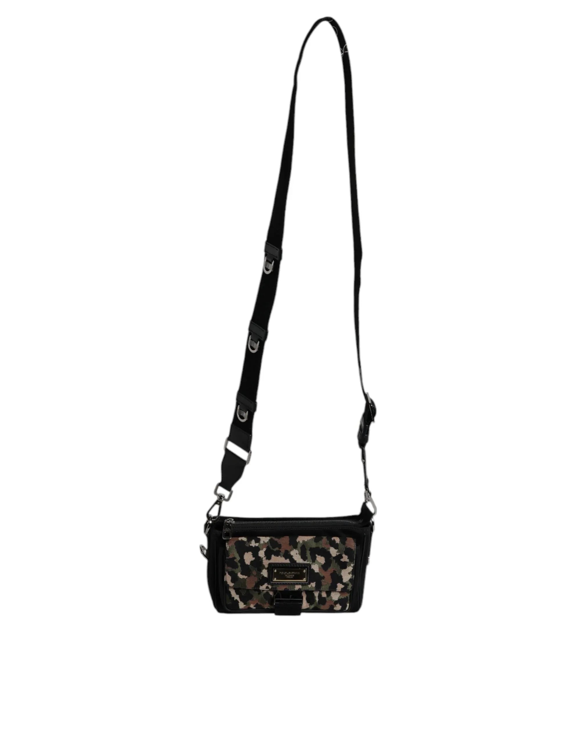 Dolce & Gabbana Multicolor Leopard Jacquard Crossbody Bag - Zeiniez