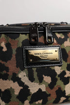 Dolce & Gabbana Multicolor Leopard DG Logo Belt Waist Fanny Pack Bag - Zeiniez