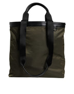 Dolce & Gabbana Military Green Nylon Shoulder Strap Tote Bag - Zeiniez