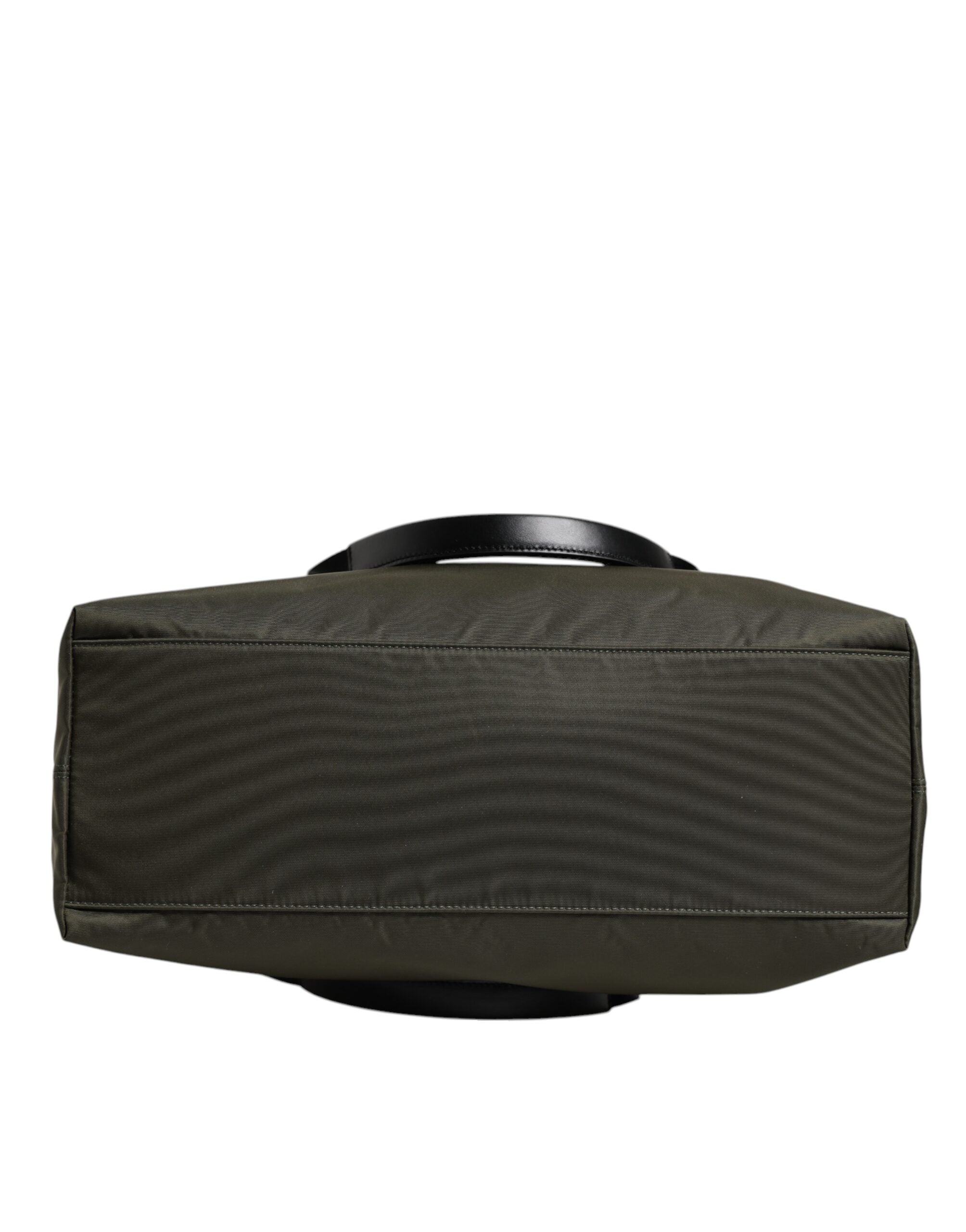 Dolce & Gabbana Military Green Nylon Shoulder Strap Tote Bag - Zeiniez