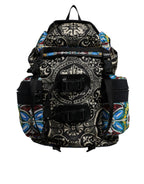 Dolce & Gabbana Multicolor Maiolica Print Nylon Backpack Bag - Zeiniez
