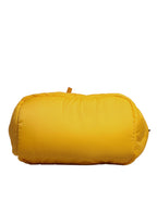 Dolce & Gabbana Yellow Orange Nylon Logo Plaque Hand Shoulder Duffle Bag - Zeiniez