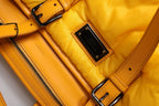 Dolce & Gabbana Yellow Orange Nylon Logo Plaque Hand Shoulder Duffle Bag - Zeiniez