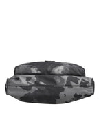Dolce & Gabbana Gray Camo Cotton Multiple Compartments Tote Bag - Zeiniez