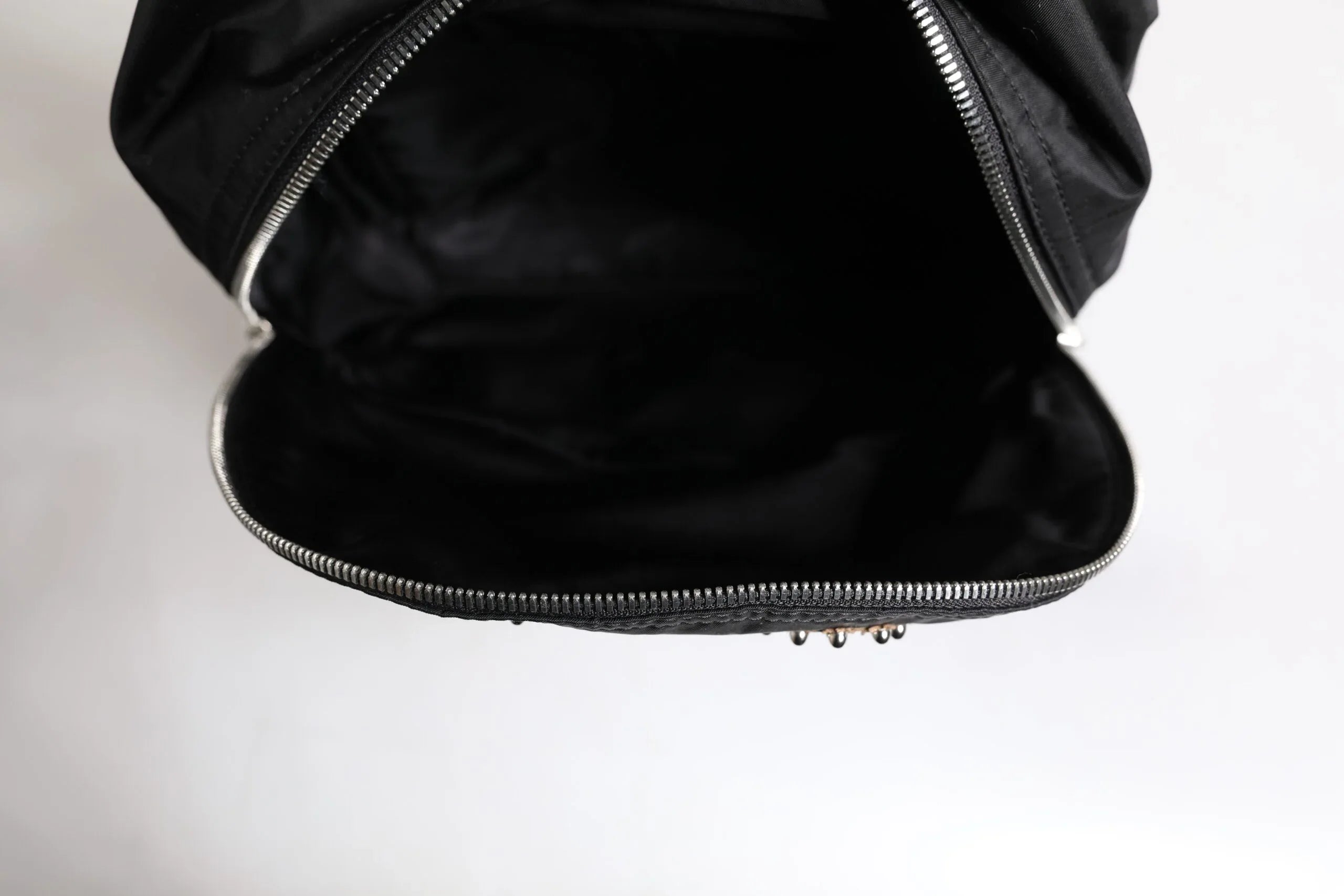 Dolce & Gabbana Black Nylon #DGFAMILY Embellished Backpack VULCANO Bag - Zeiniez